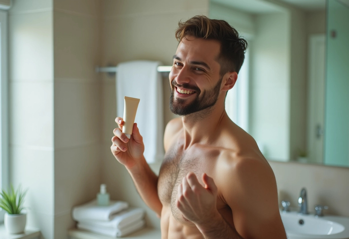 crème dépilatoire homme